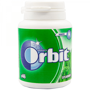 Orbit Τσίχλες Spearmint Μπουκάλι 46τεμ