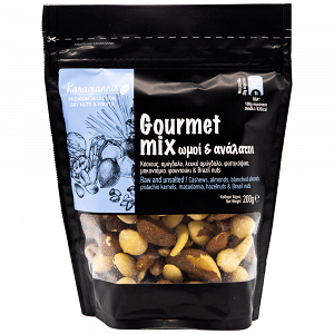 Premium Gourmet Mix Ξηροί Καρποί Ωμοί & Ανάλατοι 200gr
