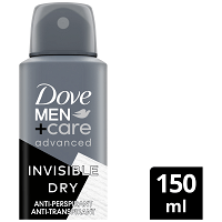 Dove Men Αποσμητικό Σώματος Σπρέυ Advanced Invisible Dry 150ml