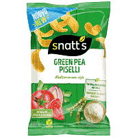 Snatt's Chips Μπιζελιού Μεσογειακή Γεύση 85gr