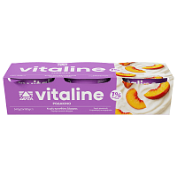 Vitaline Επιδόρπιο Γιαουρτιού Ροδάκινο 1% 3x180gr