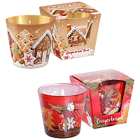 Χριστουγεννιάτικο Αρωματικό Κερί Gingerbread & Biscuit 115gr