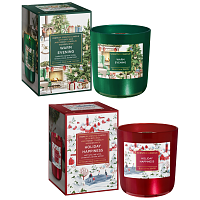 Χριστουγεννιάτικό Κερί Με Ξύλινο Φυτίλι