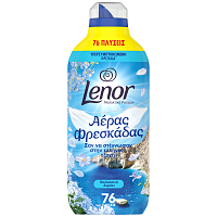 Lenor Μαλακτικό Ρούχων Αέρας Φρεσκάδας 76μεζ 1064ml