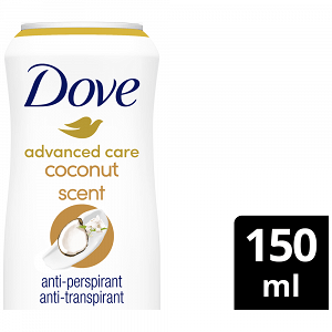Dove Αποσμητικό Σωμ. Spray Advanced Care Coconut 150ml