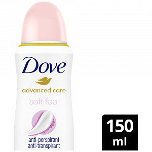 Dove Αποσμητικό Σωμ. Spray Advanced Care Soft Feel 150ml