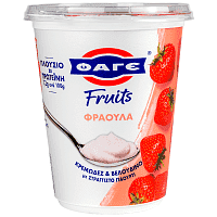 Φαγε Fruits Επιδόρπιο Στραγγιστού Γιαουρτιού Φράουλα 380gr