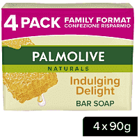 Palmolive Milk & Honey Σαπούνι 4x90gr