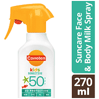 Carroten Kids Αντηλιακό Γαλάκτωμα Σπρευ Trigger SPF50 270ml