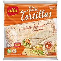 Alfa Τορτίγια Με Νιφάδες Βρώμης 25cm 370gr