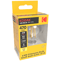 Kodak Λάμπα Πυρακτώσεως Clear Led G45 E14 4W