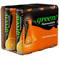 Green Πορτοκαλάδα Με Ανθρακικό 6x330ml