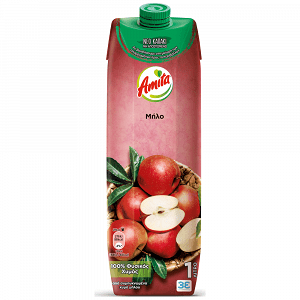 Amita Φυσικός Χυμός Μήλο 1lt 1τεμ
