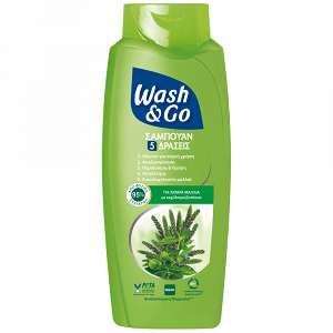 Wash & Go Σαμπουάν Για Λιπαρά Μαλλιά 650 ml