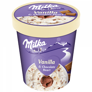 Milka Παγωτό Βανίλια Σοκολάτα 330gr (480ml)