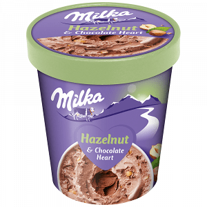 Milka Παγωτό Φουντούκι 320gr (480ml)