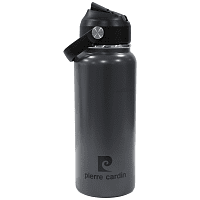 Pierre Cardin Θερμός Μπουκάλι Με Λαβή, Γκρί 800ml