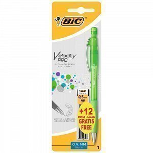 BIC Velocity Pro 0.5mm Μηχανικό Μολύβι Διάφορα Χρώματα & Δώρο BIC HB 12 Μύτες