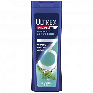 Ultrex 3 In 1 Σαμπουάν Act Cool 360ml