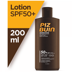 Piz Buin Λοσιόν Sensitive SPF5+ 200ml