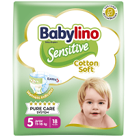 Babylino Sensitive Πάνες Νο5 (11-16Kg) 18τεμ