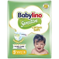 Babylino Sensitive Πάνες 16τεμ Νο5+ (13-27Kg)