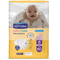 Septona Πάνες Calm N' Care Midi N.3 4-9kg 60τεμ