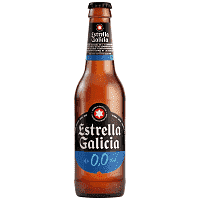 Estrella Galicia Μπίρα Φιάλη 0,0% Αλκοόλ 330ml