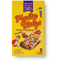 The Bee Bross Μπάρα Fruity Rings Μέλι 5x25gr 125gr