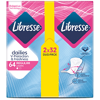 Libresse Σερβιετάκια Dailyfresh Normal 64τεμ