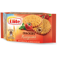 Elite Crackers Μεσογειακά Ντομάτα & Βασιλικός 105gr