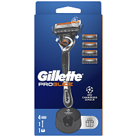 Gillete Progline Manual Ξυριστική Μηχανή 4 Ανταλλ & Λαβή & Βάση)