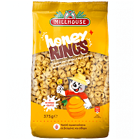 Millhouse Δημητριακά Honey Rings 375gr