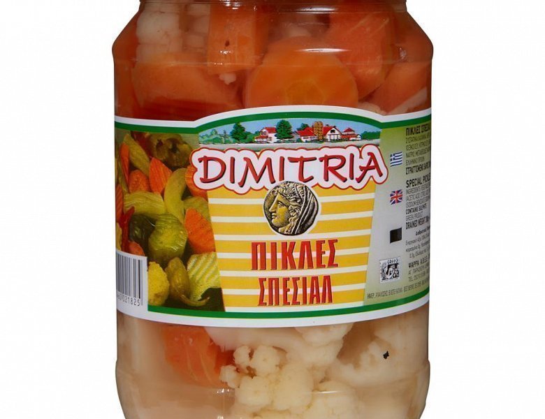 Dimitria Πίκλες Σπέσιαλ Κεσεδάκι 570gr mymarket.gr