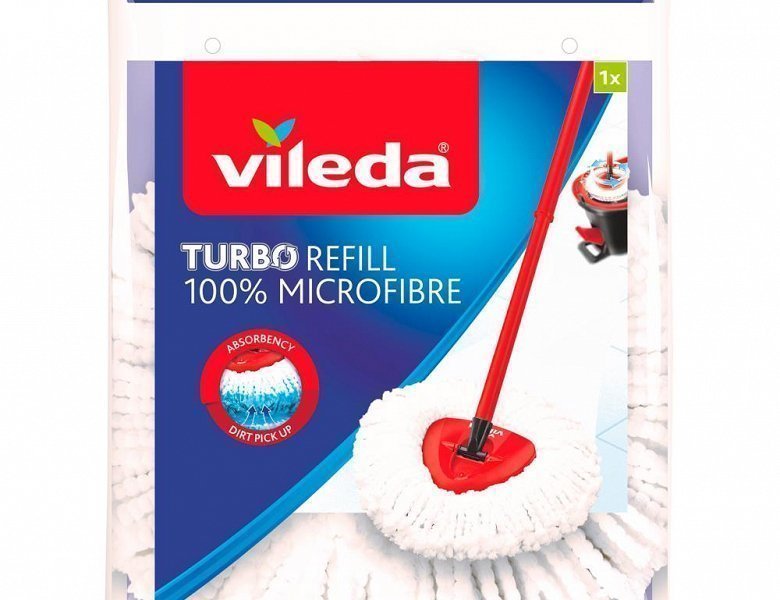 Vileda Ανταλλακτικό Turbo 100% Microfibre | mymarket.gr