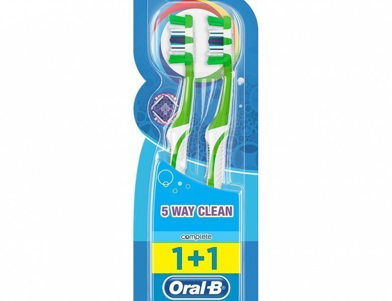 Oral B Complete 5 Way 40 Medium Οδοντόβουρτσα 2τεμ mymarket gr