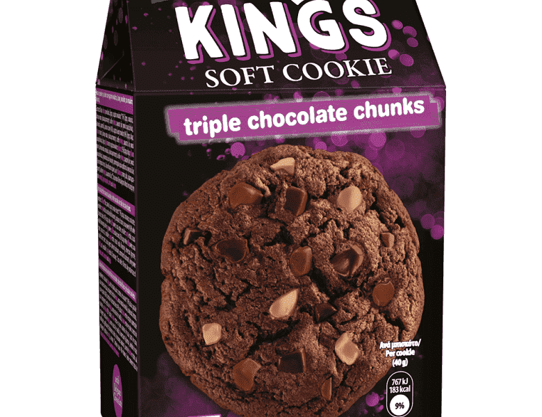 Kings Soft Cookie Triple Chocolate Chunks 160gr mymarket.gr