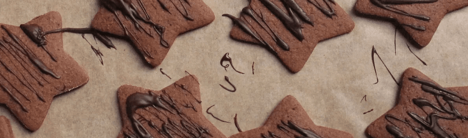 Χριστουγεννιάτικα Σοκολατένια Μπισκότα