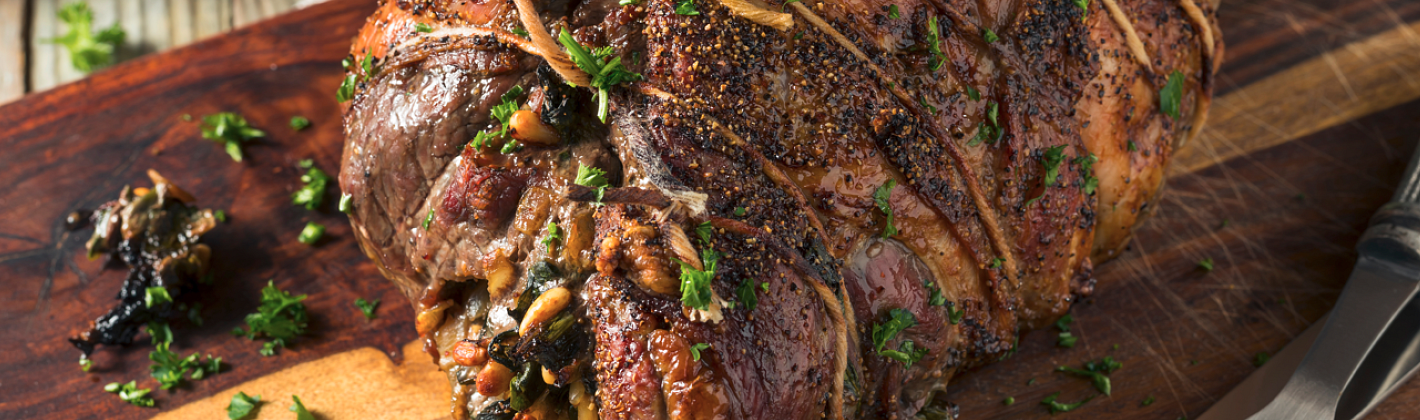 Λαμπριάτης Άνδρου - Συνταγή για γεμιστό κατσίκι