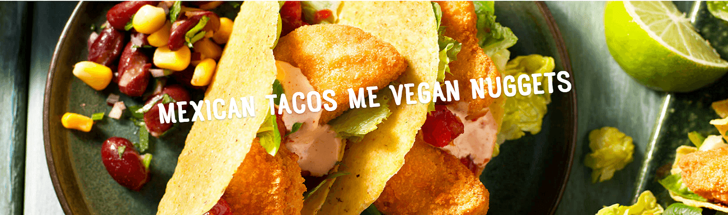 Mexican Tacos με Vegan Nuggets