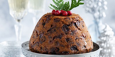 Christmas pudding image